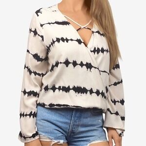 Lulus Fair Winds Pale Blush Top‎ Size XS Pale Blush Boho Festival Soft Girl